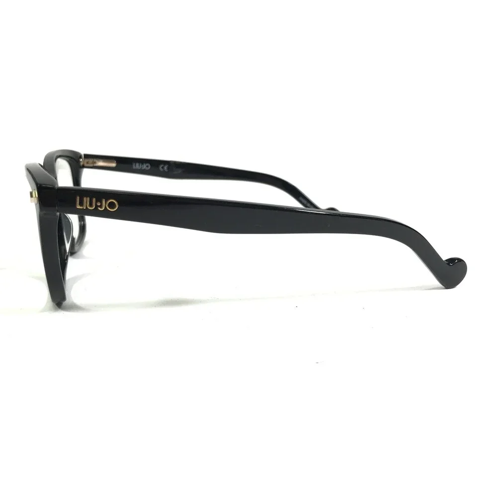 Liu Jo LJ2616 001 Eyeglasses Frames Polished Black Cat Eye Full Rim 52-16-135
